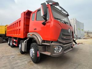 รถบรรทุกฮาวโอ 8x4 ยูโร 2 ดีเซล รถบรรทุกขนาดเล็กใหม่สำหรับงานเหมือง รถดัมพ์ 10 ล้อ รถบรรทุกเทท้าย 11-20 ตัน พวงมาลัยซ้าย กล้องมองหลัง 251-350 แรงม้า 6-8 ลิตร - Product Image 4