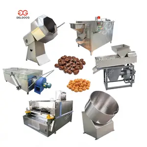 Candied Nut Roasting Flour Coated Peanuts Roaster Machine for Roasting of Coated Peanut