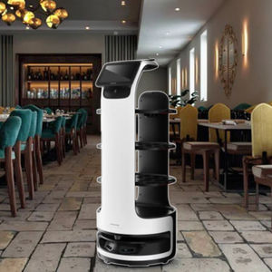 روبوت ذكي لتوصيل الطعام للمطعم ، خدمة أوتوماتيكية ، خدمة النادل ، روبوت - Product Image 6