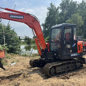 Excavadora usada japonesa Doosan DH60 de 6 toneladas, miniexcavadora de segunda mano con EPA en stock, entrega rápida a bajo precio. - Product Image 1