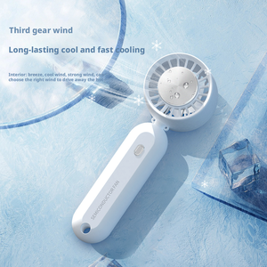 2000mAh không khí cầm tay quạt làm mát với độ ẩm chức năng có thể gập lại cho máy tính để bàn & xe sử dụng USB - Product Image 4
