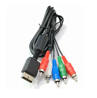Câble AV pour PS2/PS3/PS3 Mince HDTV-READY TV HD CÂBLE AV COMPOSANT 5-FIL 1.8m