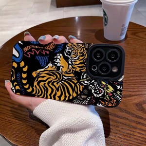 Tigre et <span class=keywords><strong>Dragon</strong></span> Couverture de Téléphone pour Samsung Galaxy A53 A54 5G Cas A51 A52 A14 A72 A73 A50 A31 A34 M12 A21S A22 A23 A32 4G Cas - Product Image 5