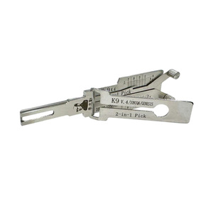 เครื่องมือช่างทำกุญแจแบบมืออาชีพ Lishi ตัวล็อคประตูรถแบบ2-in-1 <span class=keywords><strong>V</strong></span>.4 K9 - Product Image 2