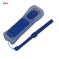 Télécommande intégrée Motion Plus pour manette de jeu Wii avec étui en Silicone, dragonne, vente en gros