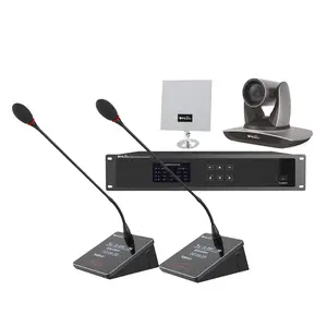 HUAIN integrated system audio visual equipment 2.4G digital wireless conference system with chairperson delegate unit