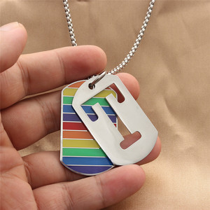 yunnique Stainless Steel T Letter Pendant Necklace Men's Retro Geometric Design Gift 280632 - Product Image 4