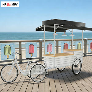 Chariot de vente ambulante pour glaces, mini congélateur commercial, chariot à main pour glaces mexicaines, chariot à main pour glaces - Product Image 4