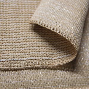 Voile d'ombrage pour abri <span class=keywords><strong>de</strong></span> voiture en HDPE, couleur beige, résistante aux UV, portable, coupe-vent, robuste, pour jardin - Product Image 4