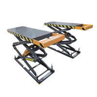 Pont élévateur à ciseaux entièrement encastré 3,5T/4T, élévateur hydraulique pour véhicules à montage encastré, modèle ECO5135, garantie 18 mois pour l'alignement des roues