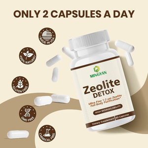 Cápsulas de Zeolita para Desintoxicación, Apoyo Digestivo, Salud Inmunológica y Antioxidante para Adultos, Sin Gluten, OEM/ODM, 2 Cápsulas - Product Image 2