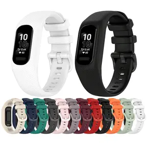 החלפת צמיד להקת עבור Garmin Vivosmart 5 חכם להקות חכם 5 שעון סיליקון ספורט רצועות אביזרי עבור Garmin Smart5