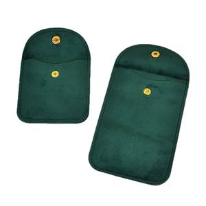 Kare altın yapış kadife takı ruj parfüm için saklama çantası özel Logo Vintage stil hediye ambalaj küçük boy toptan - Product Image 5