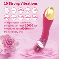 Nuevo Vibrador Súper Potente con Calefacción, Vibrador Realista Grande para Mujeres, 10 Modos de Vibración, Estimulador de Pezones