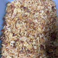 Manhing Tranches d'oignon séchées et frites en vrac, qualité A, pour snacks, mélange d'épices et d'assaisonnements, faible humidité, longue durée de conservation, 1 kg