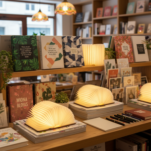 Lámpara <span class=keywords><strong>de</strong></span> Libro <span class=keywords><strong>de</strong></span> Gran Venta con Logo Personalizado Luz <span class=keywords><strong>de</strong></span> Lectura LED 3/5 Colores Plegable <span class=keywords><strong>de</strong></span> Madera Luces Mágicas Nocturnas <span class=keywords><strong>para</strong></span> Dormitorio Alimentada por USB y Batería - Product Image 4