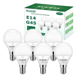 E14 Screw Bulb 40W Equivalent 5W LED E14 Bulb Warm White 3000K 450LM Large Edison Screw in Light Bulbs Non Dimmable
