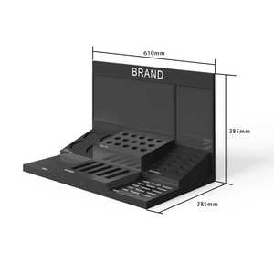 Espositore per Occhiali a 3 Ripiani in Acrilico Bianco, Personalizzabile e Smontabile, con Rivestimento UV, per Negozi di Occhiali da Presbiopia e Miopia, Servizio Bancario - Product Image 4