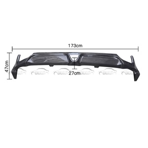 Alerón Trasero de Fibra de Carbono, Difusor, Alerón Inferior, para Honda GK5 FIT JAZZ 2014-2016 (Estándar EE. UU.) - Product Image 2