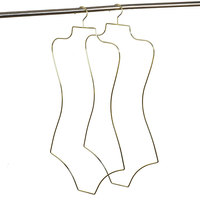 Cintres de maillot de bain en fil métallique en forme de corps, cintre de Bikini pour Lingerie