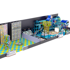 Ocean Theme Park Soft Play Ball <b>Pool</b> <b>Slide</b> Pirate Boat Spielplatz Naughty Castle Kids Indoor Playground - Product Image 4