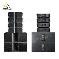 Système de sonorisation L-solution Active Line Array (modèles K210-A & KS28-A) - 8+4 enceintes en bois 700W RMS portables et durables