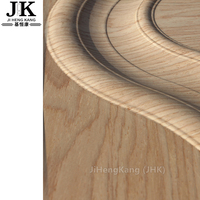 Portes en bois JHK-M01 des mosquées Porte en bois à double panneau Porte en placage de bois