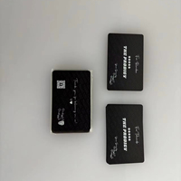 Carte de visite de cartes en métal Nfc personnalisées haut de gamme avec code Qr Nfc 4K carte de visite en métal Nfc or