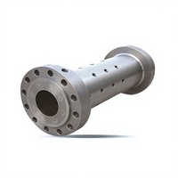 Tornillo Extrusor de Aleación de Material 38CrMOALA para Procesamiento Personalizado, Piezas de Repuesto para Máquina de Moldeo por Inyección, Cilindro Totalmente Metálico, China