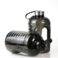 Bouteille d'eau de 2 litres à vendre, bouteilles d'eau fantaisie avec des mots de motivation, carafe d'eau PETG sans BPA de 2200 ml, logo personnalisé