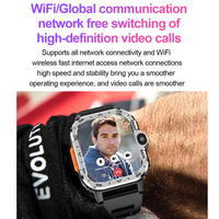 Jam Tangan Pintar Android PGD WATCH Layar HD 2.03in Kamera Ganda 200W+800W Kartu SIM 4G Monitor Detak Jantung WiFi