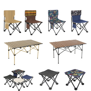 <b>Folding</b> Chairs And Stools <b>Outdoor</b> Camping Portable Durable Lightweight Rectangular Modern Design For Fishing Sketching Use - Product Image 1