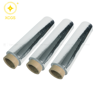 Không thấm nước thoáng khí linh hoạt kim loại dệt vải cuộn rạng rỡ chịu nhiệt mịn bề mặt phản chiếu kín cách nhiệt - Product Image 2