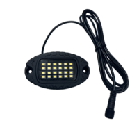 JINXIN Lumière LED blanche pure super brillante pour châssis de dessous de caisse pour voiture camion Jeep Off-Road 24 LED Rock Lights