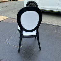 Chaises de salle à manger d'hôtel modernes et confortables en résine durable pour mariages, banquets, événements, sous-sols, chambres, salons et entrées