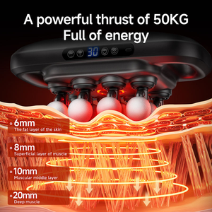 Massageador de Tecido Profundo LJ Wholesale com 16 Cabeçotes, 30 Intensidades, 3 Modos, Pistola de Massagem para Pescoço e Ombros - Product Image 2