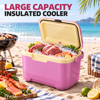 Glacière rigide isotherme étanche portable pour aliments et boissons, idéale pour la pêche, la navigation, la plage et les voyages - Vente en gros