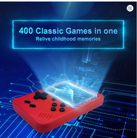 Console de jeu portable 400 en 1, jeux classiques, écran IPS, console de jeu rétro arcade, cadeau pour enfant, enfance