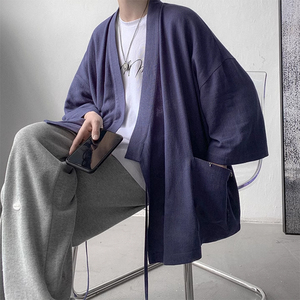 <span class=keywords><strong>Giacca</strong></span> <span class=keywords><strong>estiva</strong></span> larga Casual Casual stile cinese stile OEM personalizzata in <span class=keywords><strong>lino</strong></span> cotone traspirante - Product Image 3