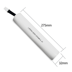 Batterie de remplacement d'éclairage d'urgence JINTION 6.4V 2200mAh LiFePO4 pour B092T TU, logée dans un tube en plastique, <span class=keywords><strong>3</strong></span> fils - Product Image 2