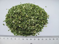 Rouleaux de ciboulette déshydratés séchés à l'air Flocons d'oignons de printemps verts et blancs