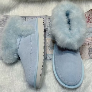 Botas de Nieve de Diseño de Lujo al por Mayor, Elegantes, Antideslizantes, Cómodas, Cálidas, Ligeras, Transpirables, Personalizadas, con Forro de Cuero Genuino - Product Image 2