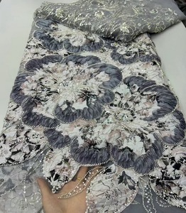 2025 eleganti lacci francesi 5 iarde di paillettes di pizzo francese abiti <span class=keywords><strong>da</strong></span> <span class=keywords><strong>sposa</strong></span> lacci per il matrimonio - Product Image 2