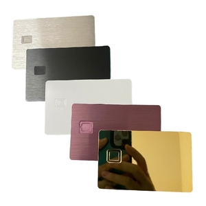 Carte-cadeau Master Visa vierge en acier inoxydable, carte de crédit Laser, carte de débit, prêt à être expédié - Product Image 1