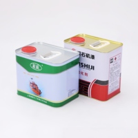 Bidon aérosol en fer blanc de 2-5 L avec poignée et bouchon verseur pour emballage de peinture, produits chimiques, huiles – Impression personnalisée OEM, matériaux recyclés