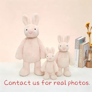Paskalya Hediyeleri Sevimli Yumuşak Dolgulu Ağırlıklı Peluş Tavşan Oyuncakları Uzun Kulaklı Tavşan Peluş Oyuncaklar - Product Image 2