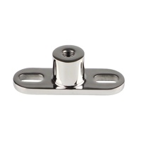 Base de support fixe à ressort à gaz avec polissage miroir, en acier inoxydable 304, siège de vérin M10, coussin hydraulique pour camping-car, à vendre