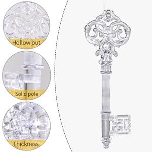 Nueva Decoración para Árbol de Navidad, Colgante Transparente de Copo de Nieve Navideño, Creativo Colgante de Ciervo, Adorno para Árbol de Navidad - Product Image 5