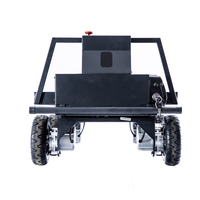 FOLO-4WD 150KG Chariot de transport industriel personnalisé à 4 roues pour entrepôt, chariot de picking, robot chariot à suivi automatique