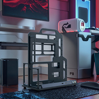 Boîtier PC Gamer Socooler SOC-A-360 Aerometal ATX Mid Tower, compatible avec carte graphique RTX 5080, en aluminium avec fenêtre latérale, noir